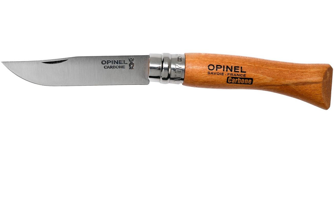 Opinel No. 07 zakmes Carbone, koolstofstaal