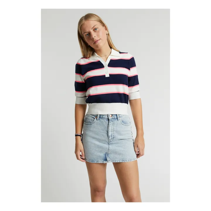 Indee Polo Portland Maille | Bleu marine