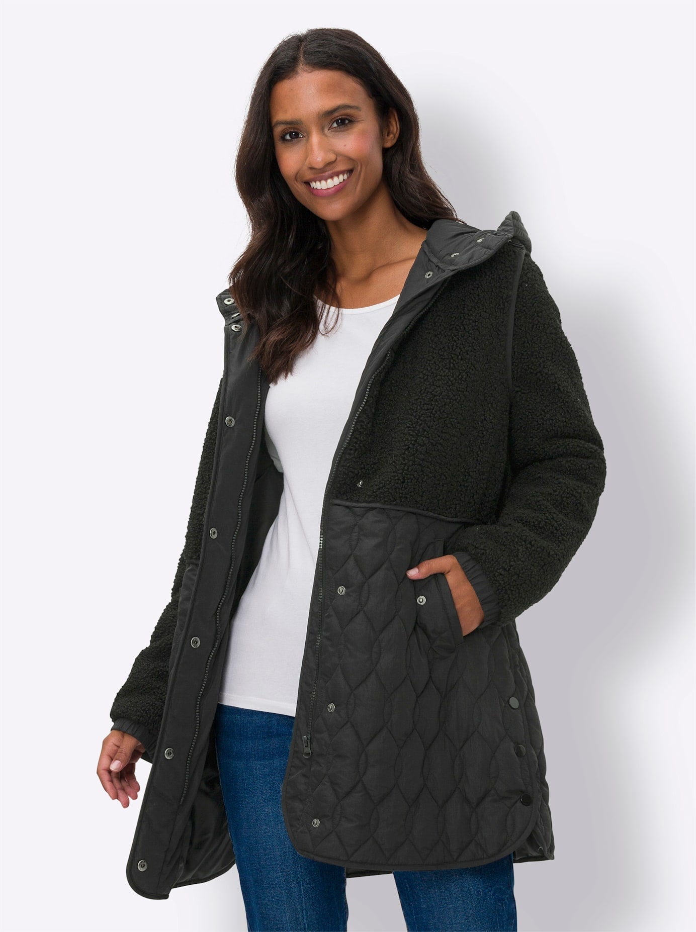 heine Langjacke mitKapuze