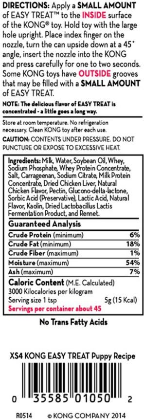 Kong hondensnack Easy Treat spuitbus puppy 236 ml