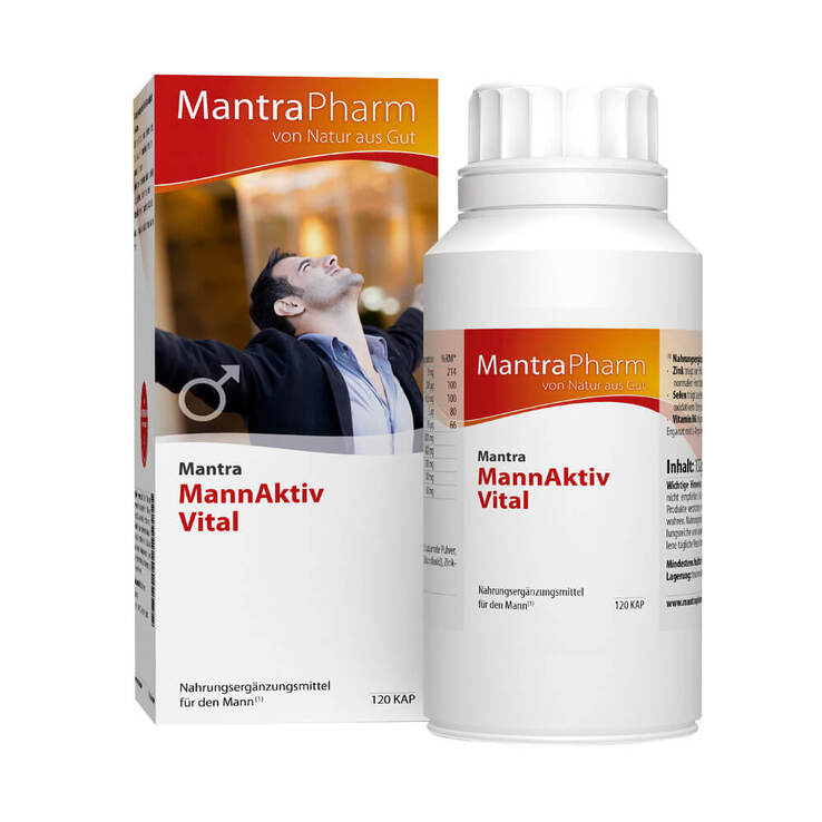 Mantra Mannaktiv Vital Kapseln, 120 St