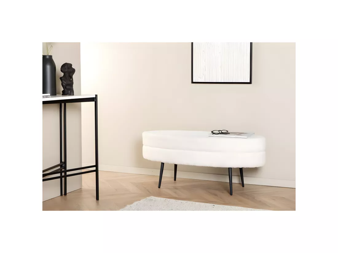 Pouf Design Bouclette 