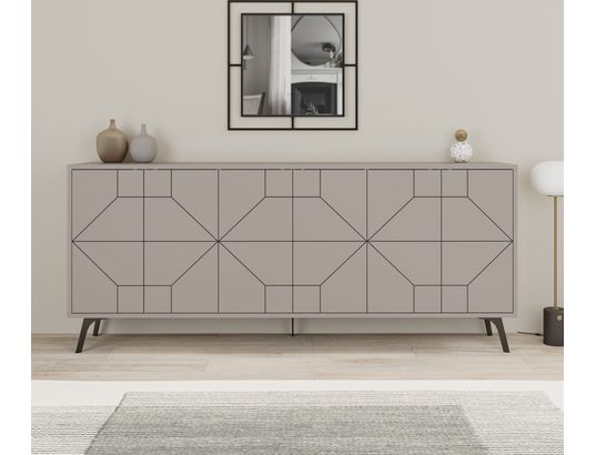 CONCEPT1 - Bahut Dune moka clair 184 x 35 x 77,4cm