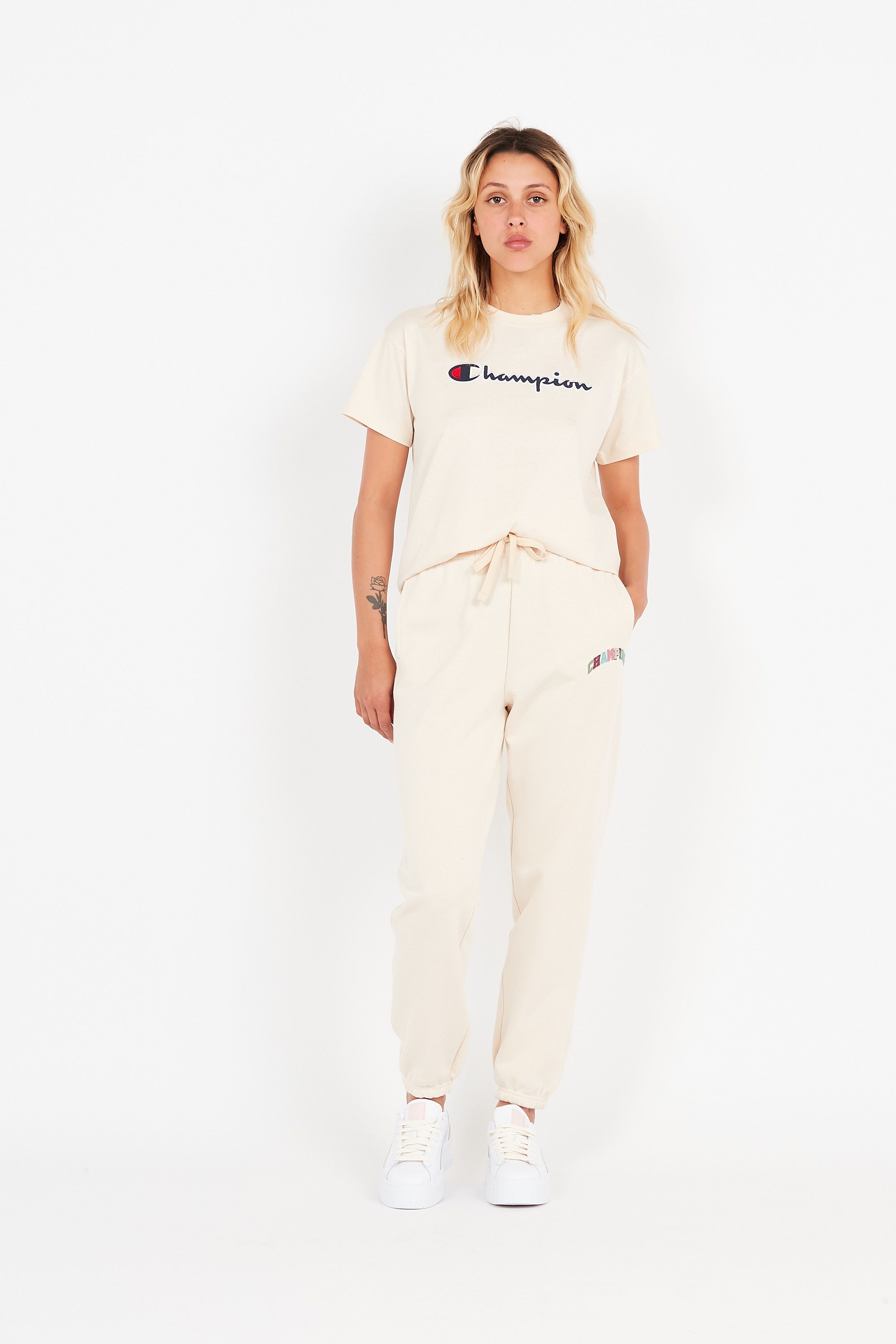 CHAMPION T-shirt  Beige