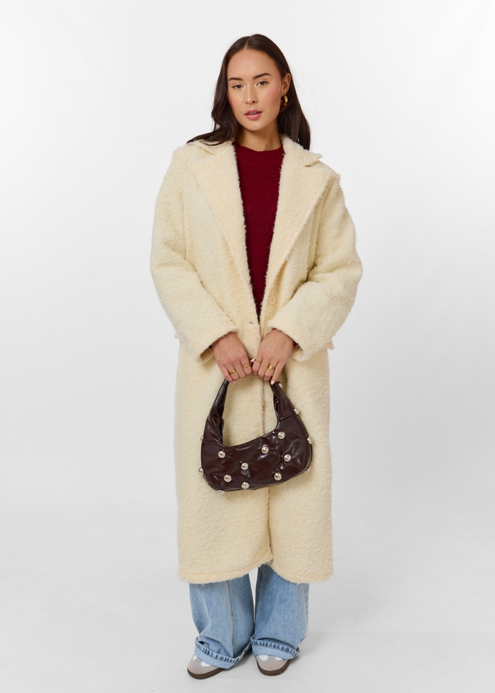 Carmen mantel jas creme
