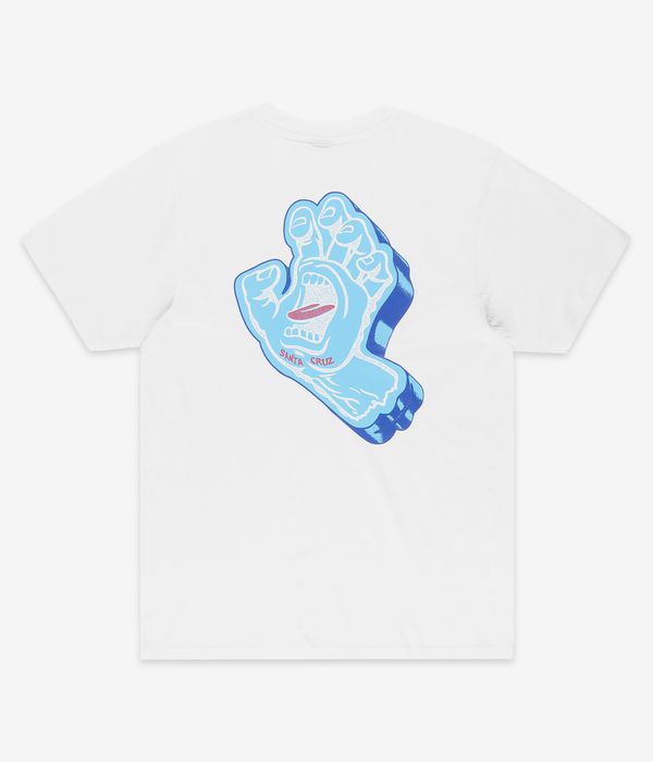 Santa Cruz Screaming Foam Hand T-Shirt (white)