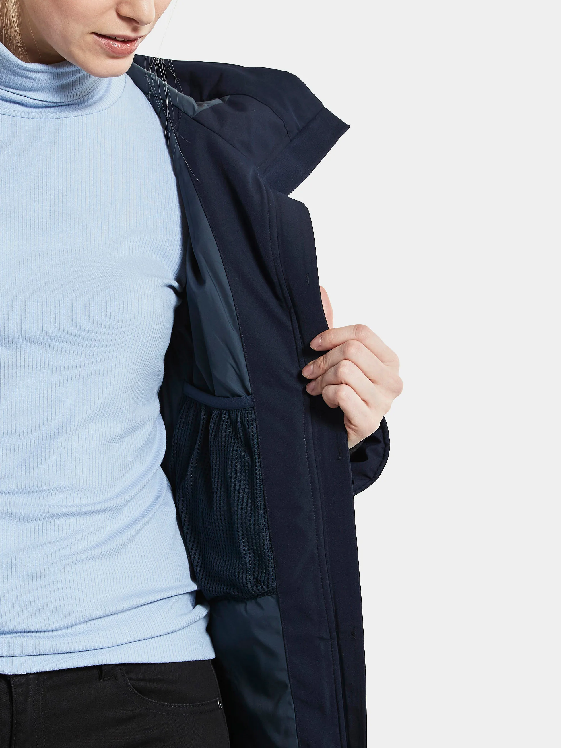Didriksons Women's Helle Parka 5 Dark Night Blue