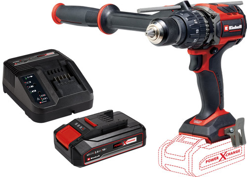 Einhell TP-CD 18/120 Li-i BL Solo + Einhell Power-X-Change 2,5 Ah Accu en oplader