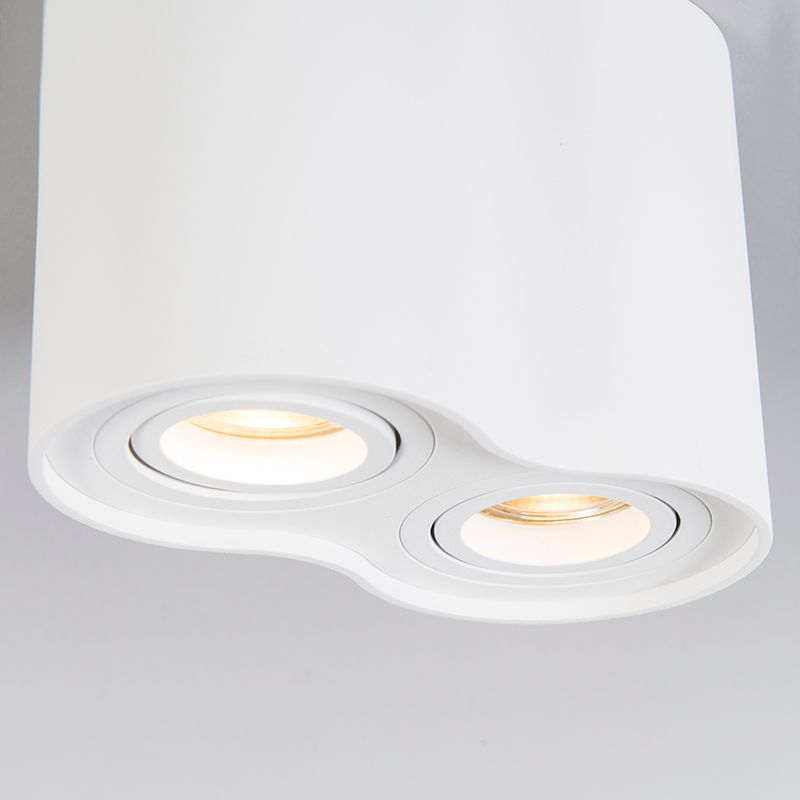 Moderne spot wit kantelbaar - Rondoo Duo