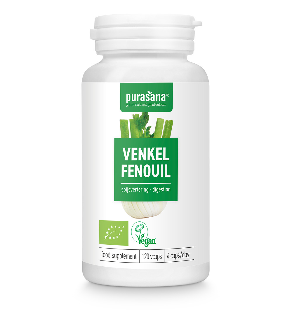Purasana Venkel/Fenouil Vegan Bio (120 vega capsules)