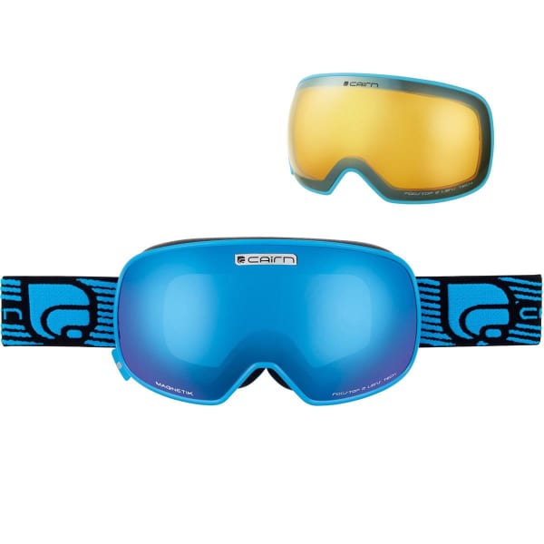 Masque de ski CAIRN MAGNETIK SPX3000 IUM NOIR MAT BLEU MAT/MB