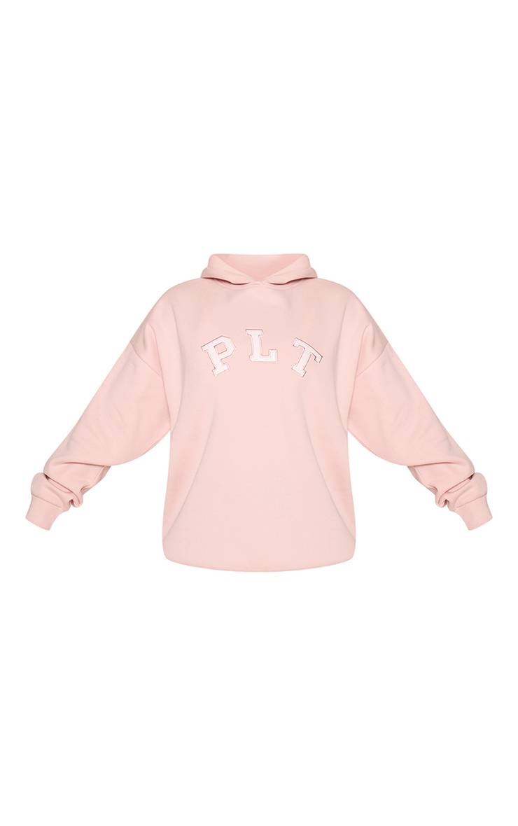 Rose Sweat À Casynthétiqueche Oversize Rose Avec Logo PLT