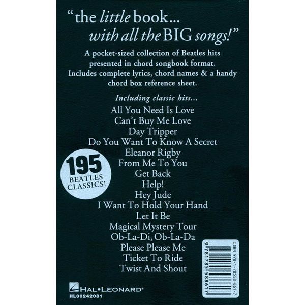 Hal Leonrad Little Black Songbook Beatles