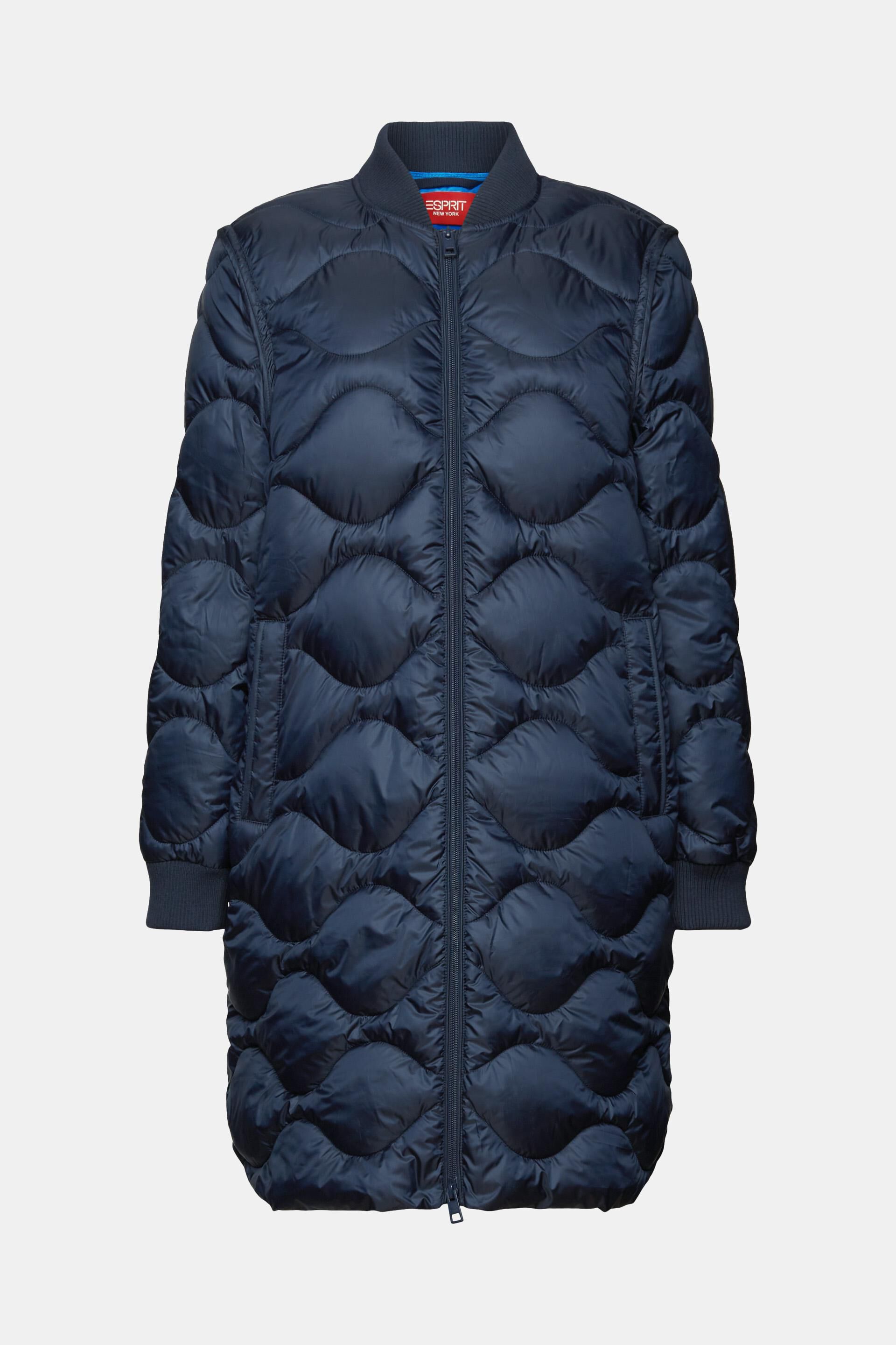 Recyclé le manteau matelassé transformable