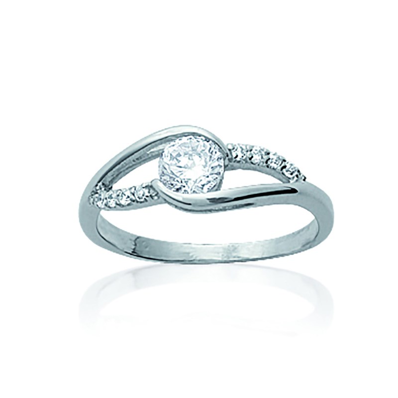 Bague Femme - Argent 925 - Oxyde de zirconium