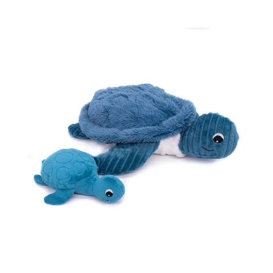 Ptipotos Peluche Sauvenou et son bébé   Bleu        de               Les Déglingos
