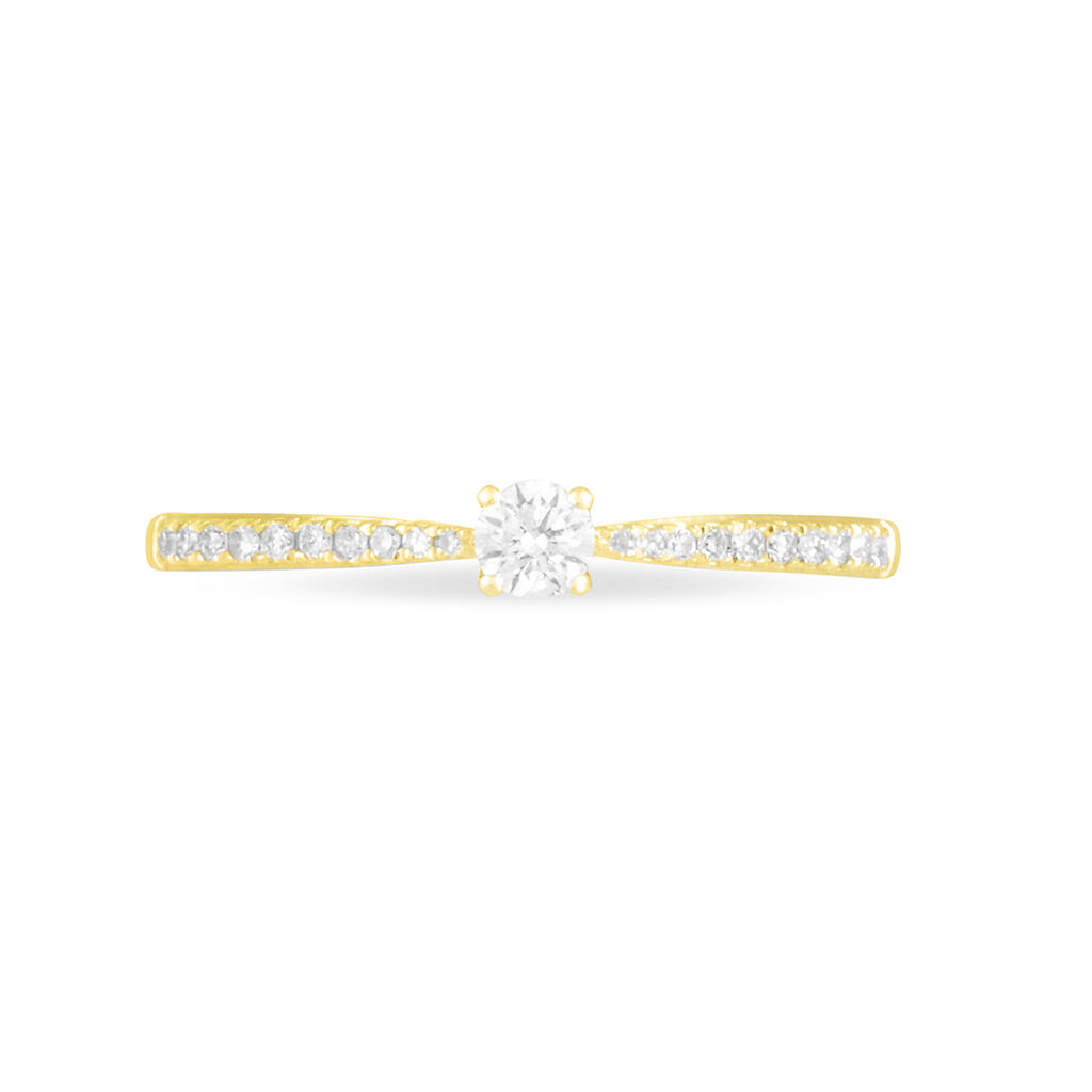 Bague Solitaire Hemera Or Jaune Diamant