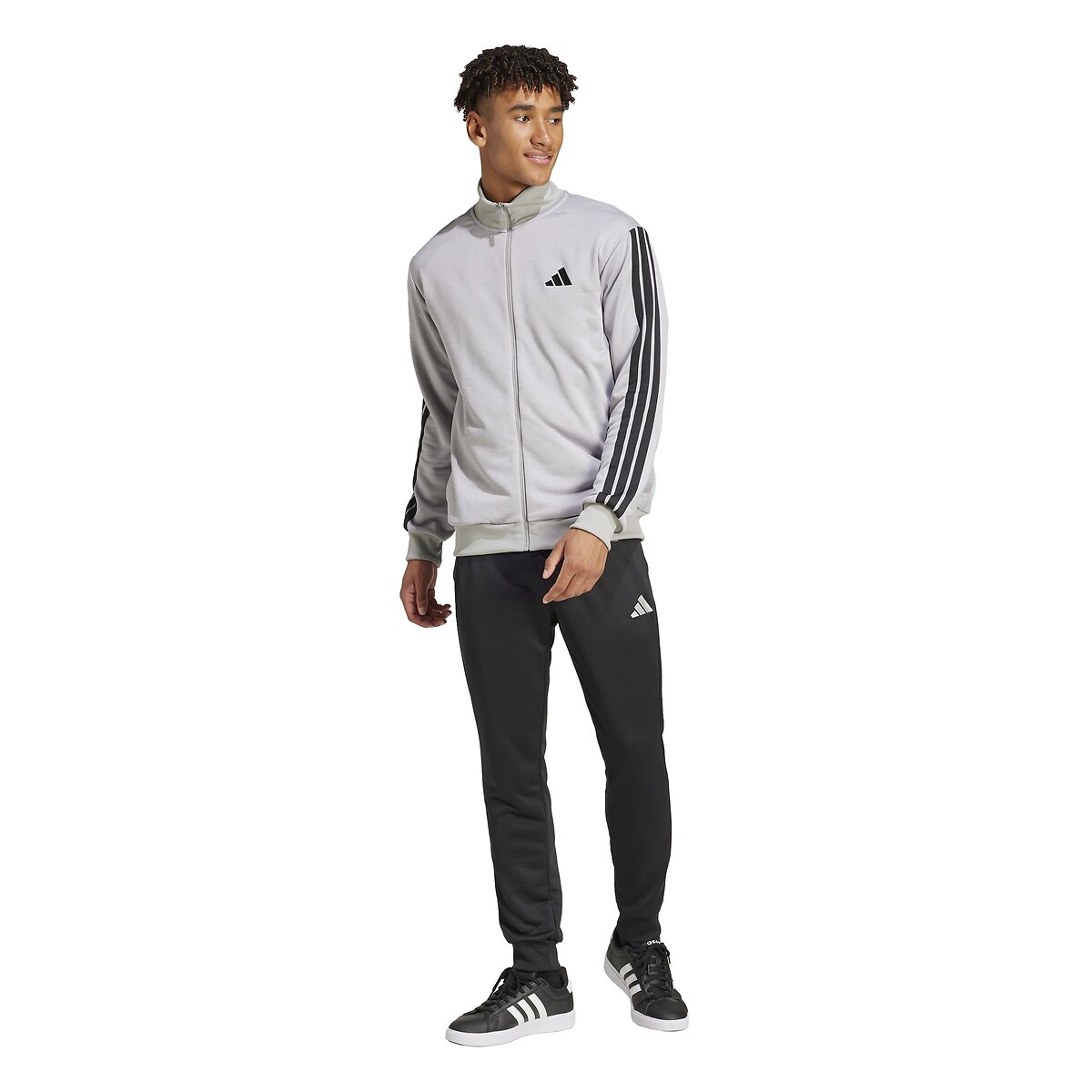 Roupa esportiva Adidas<br>Agasalho de treino com 3 listras