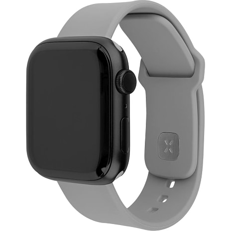 Fixed Silicone rem til Apple Watch - lysegrå