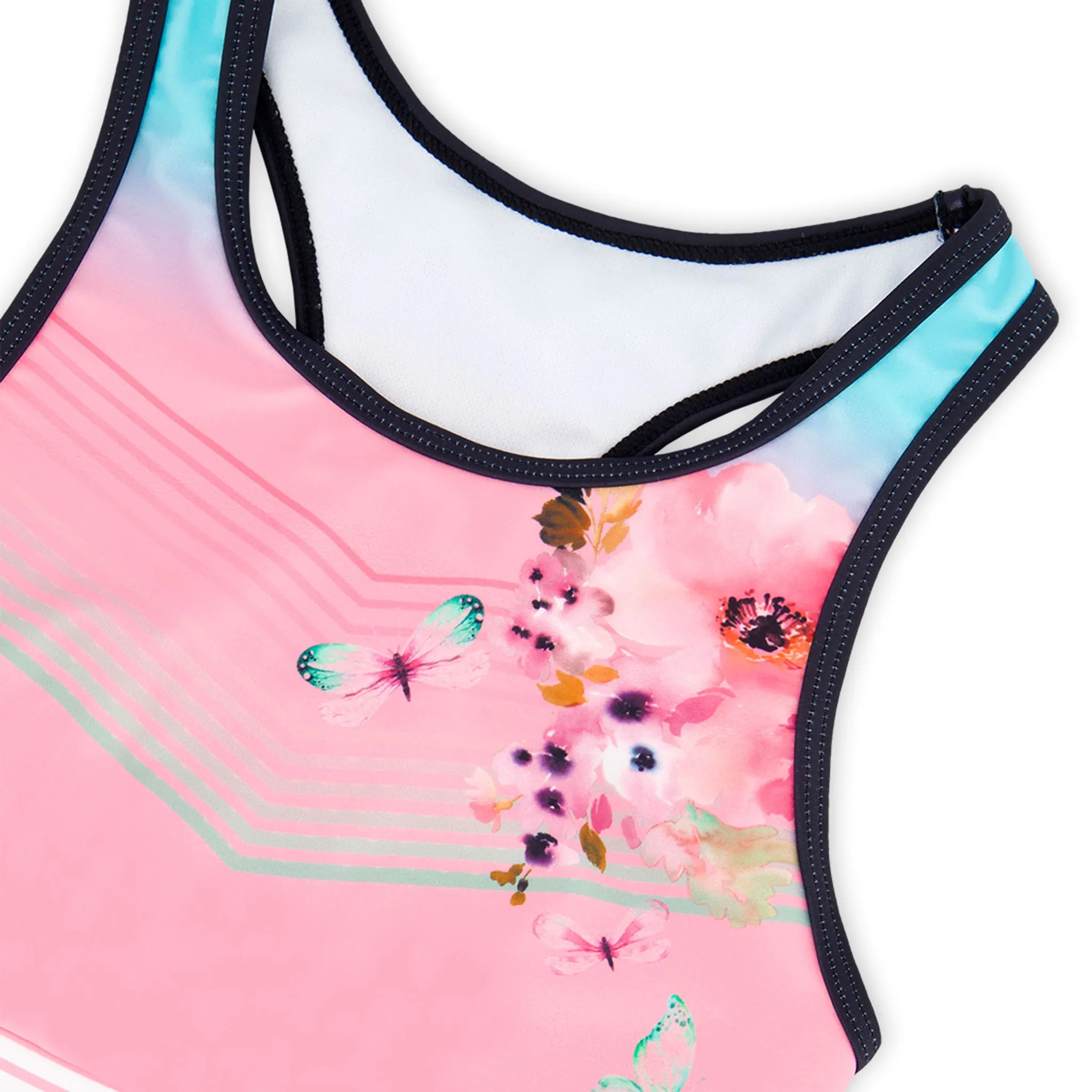 Deux par Deux Bikini UV Short Fleurs 2-6ans