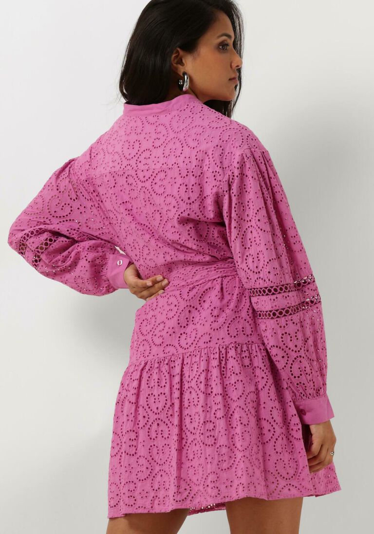 YDENCE roze ydence mini jurk dress kirsty