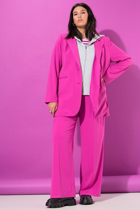Blazer, oversized, Kapuze, Komplettfutter