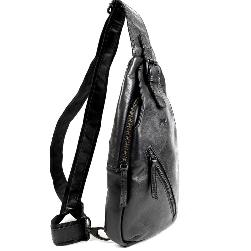 Bear Design Crossbody Tas Daley Zwart