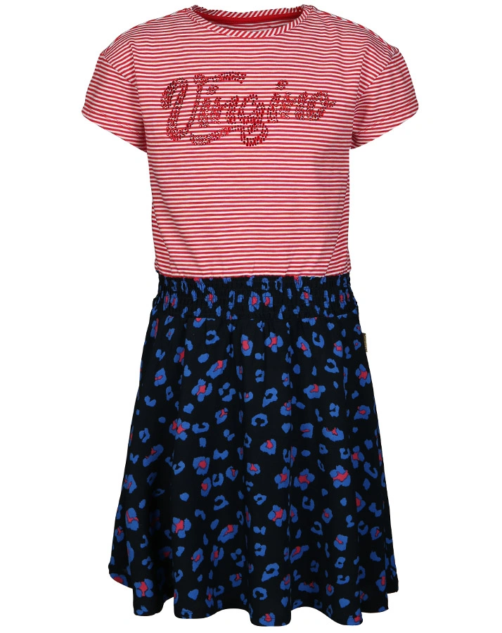 Kleid PENDIA in rot/dunkelblau
