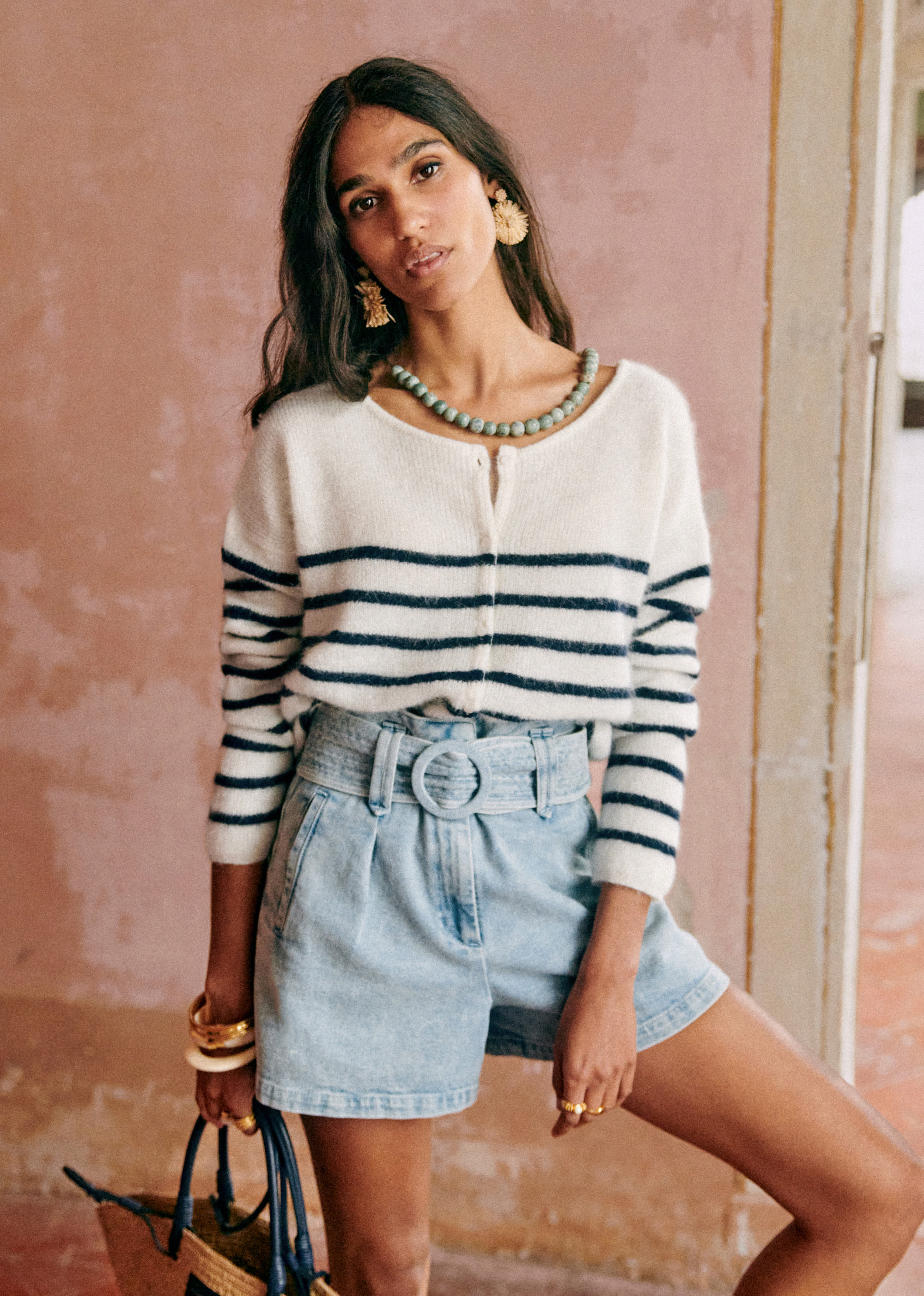 Short Deia - Bleu Snow - E-SHOP/JUPES & SHORTS 5905632