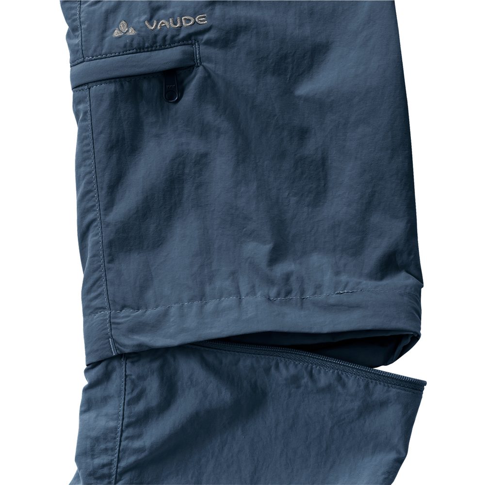 VAUDE Detective Antimos Zip-Off Trekkinghose Kinder dark sea