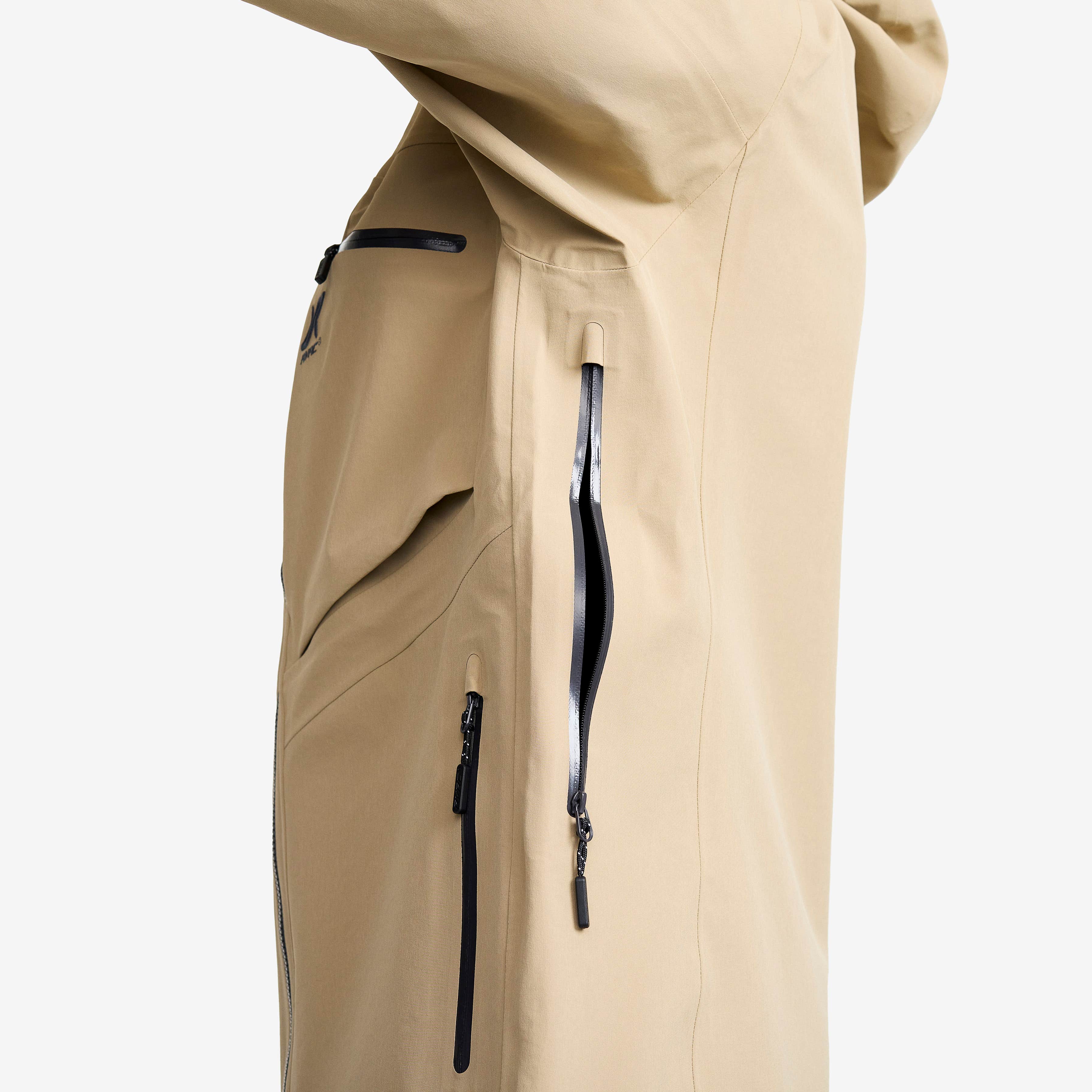 Cyclone Long 3L Jacket Herre Khaki