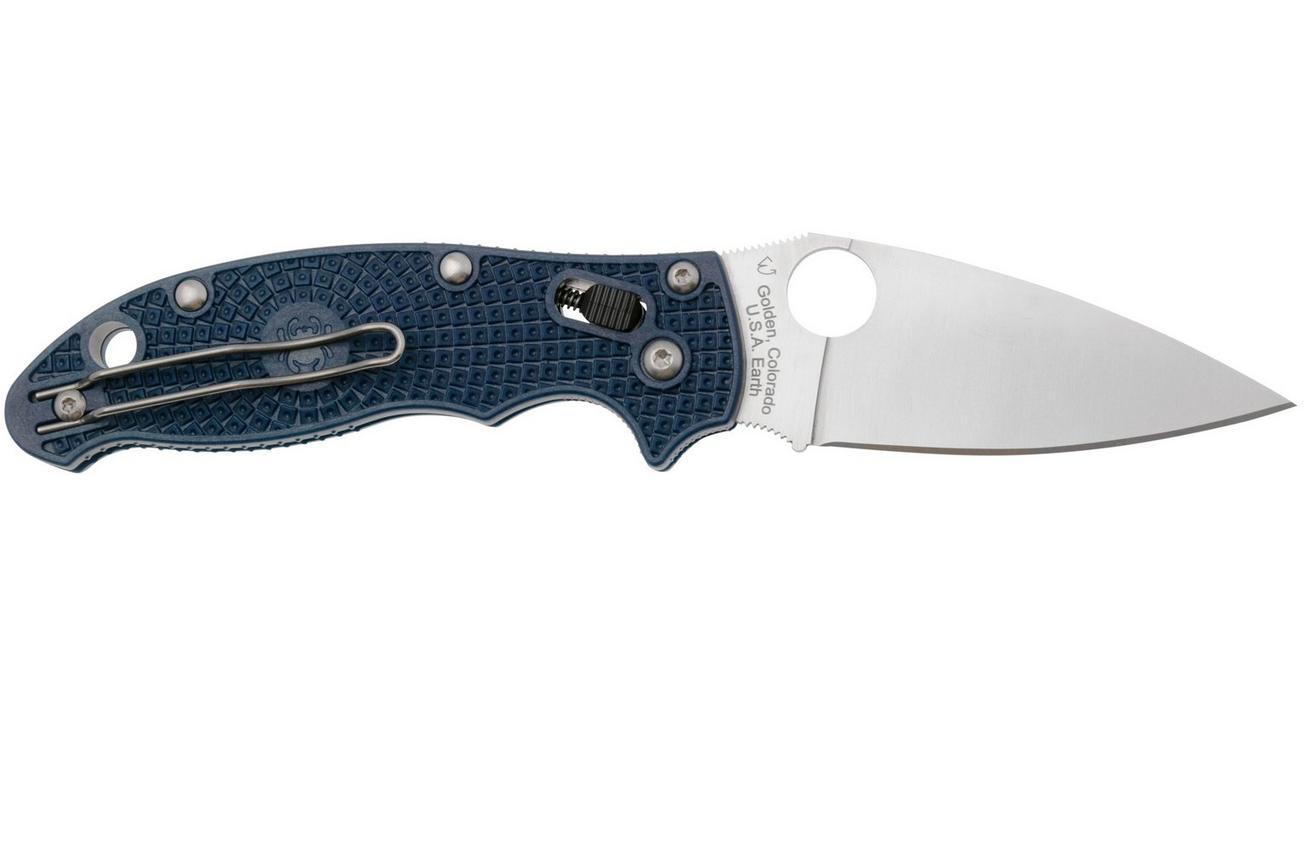 Spyderco Manix 2 lightweight S110V Dark Blue C101PDBL2 zakmes