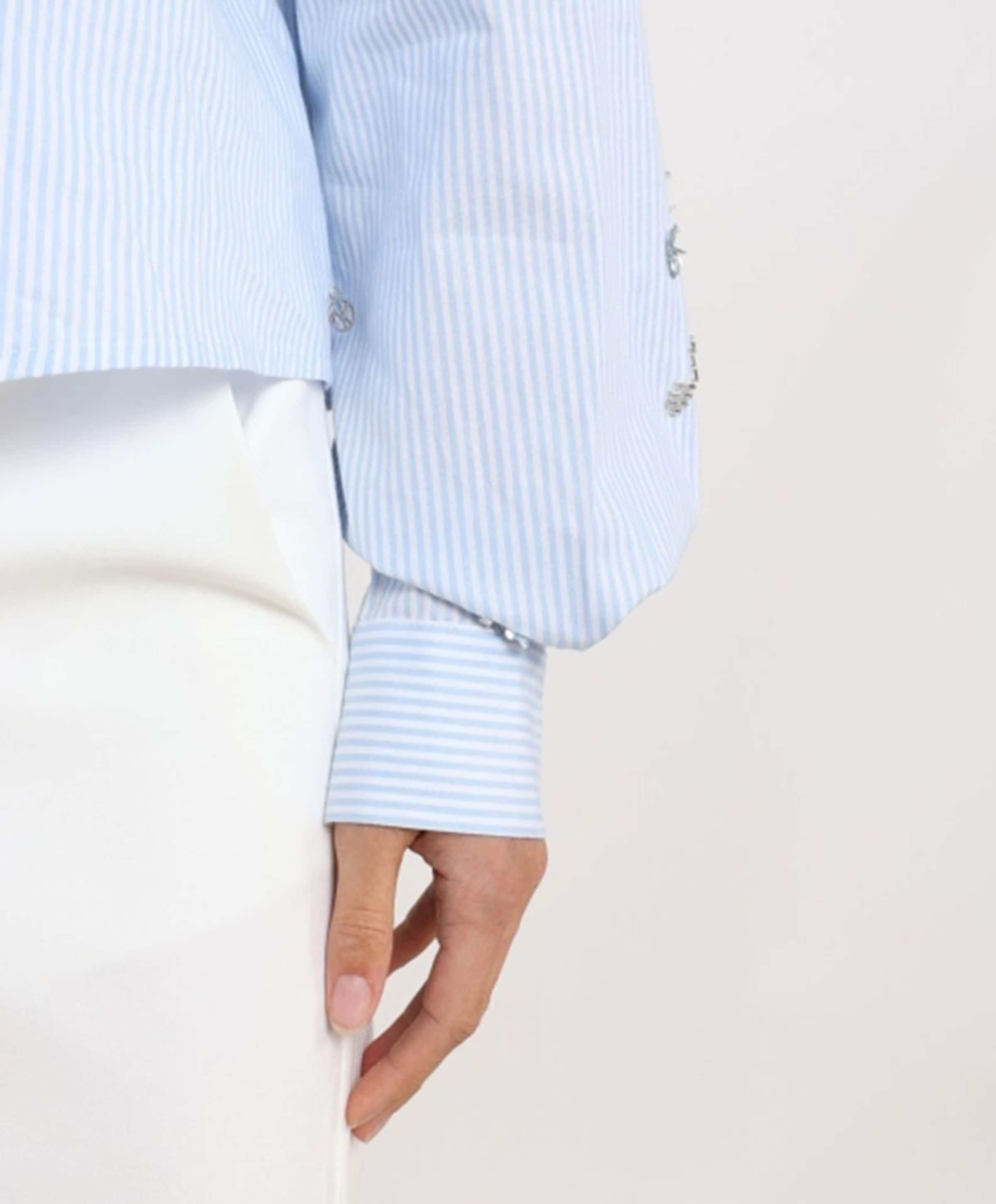 Nukus Dames blouse blauw
