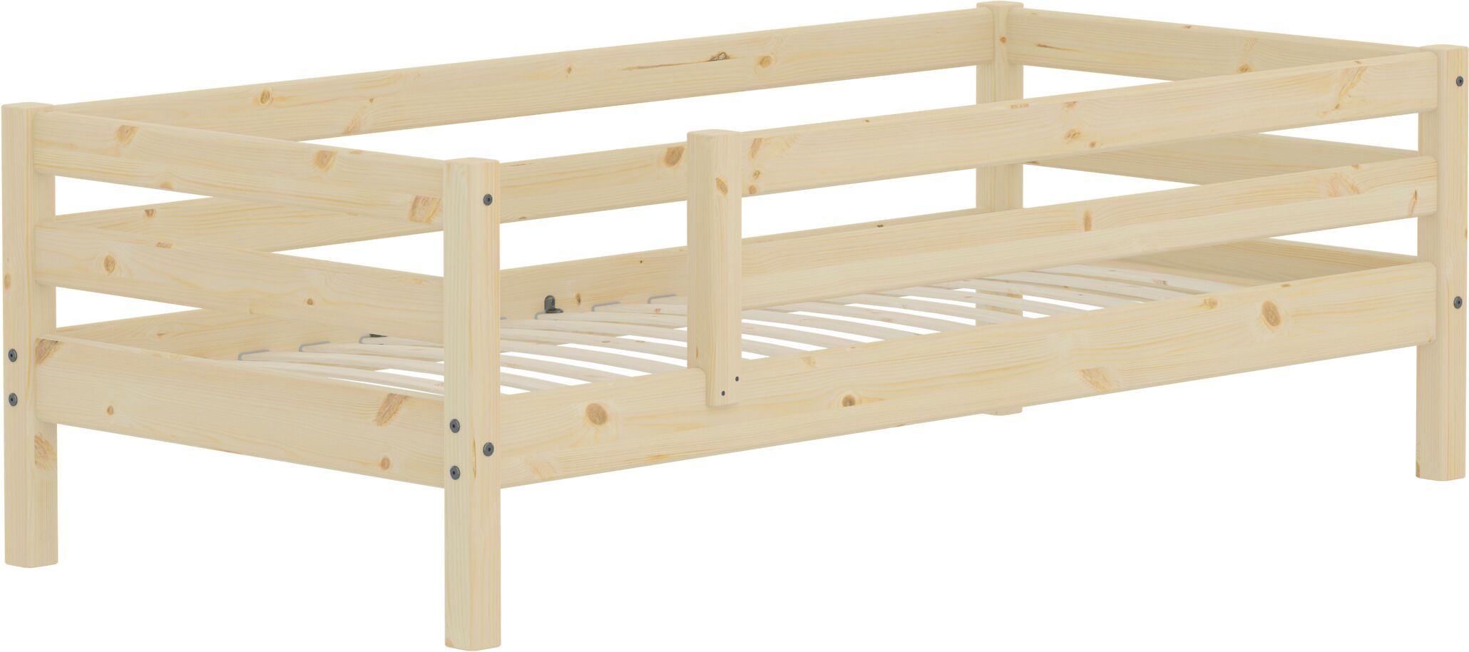Flexa CLASSIC Einzelbett - Natur / B: 100.0 cm x T: 210.0 cm x H: 67.0 cm