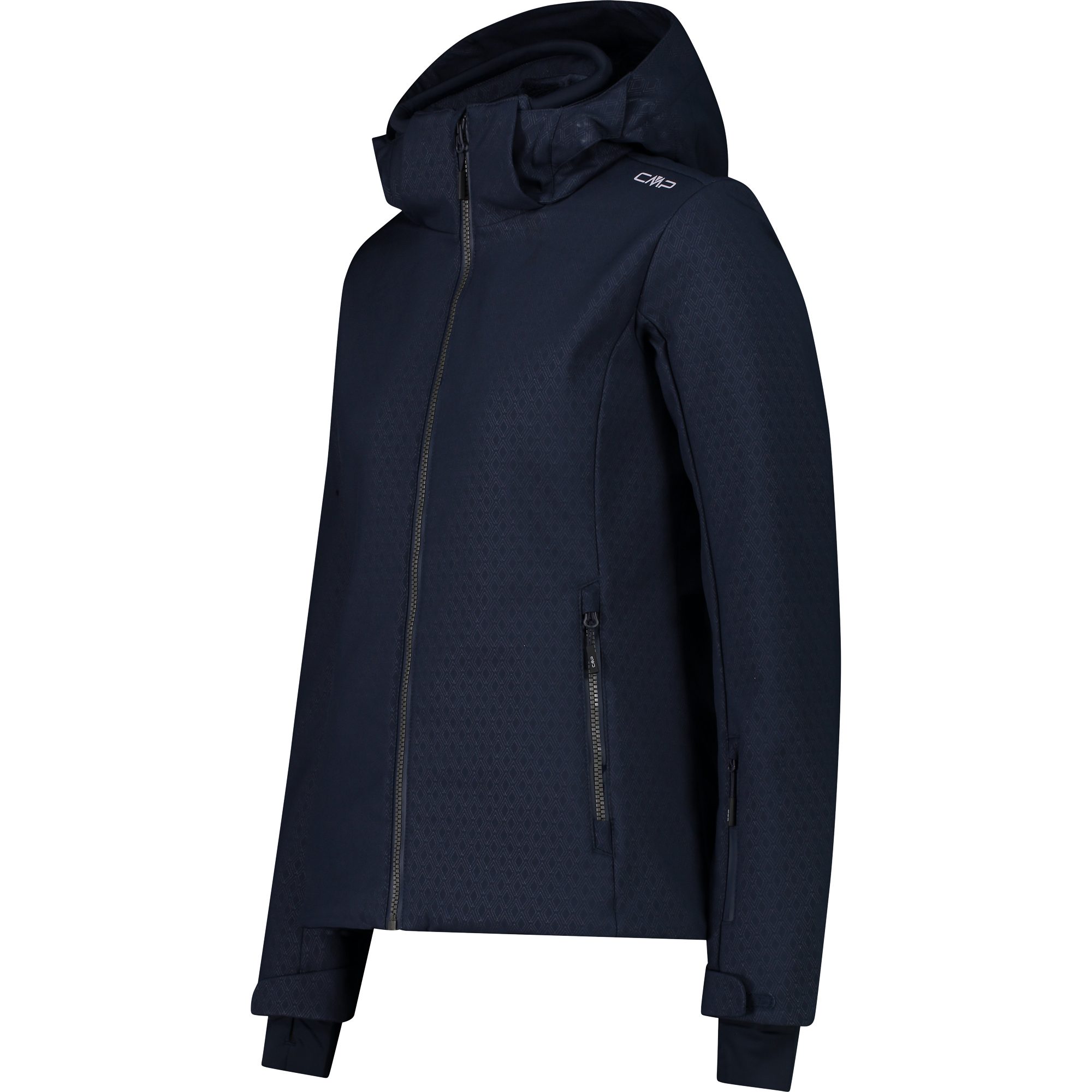 CMP Zip Hood Softshelljacke Damen schwarz blau