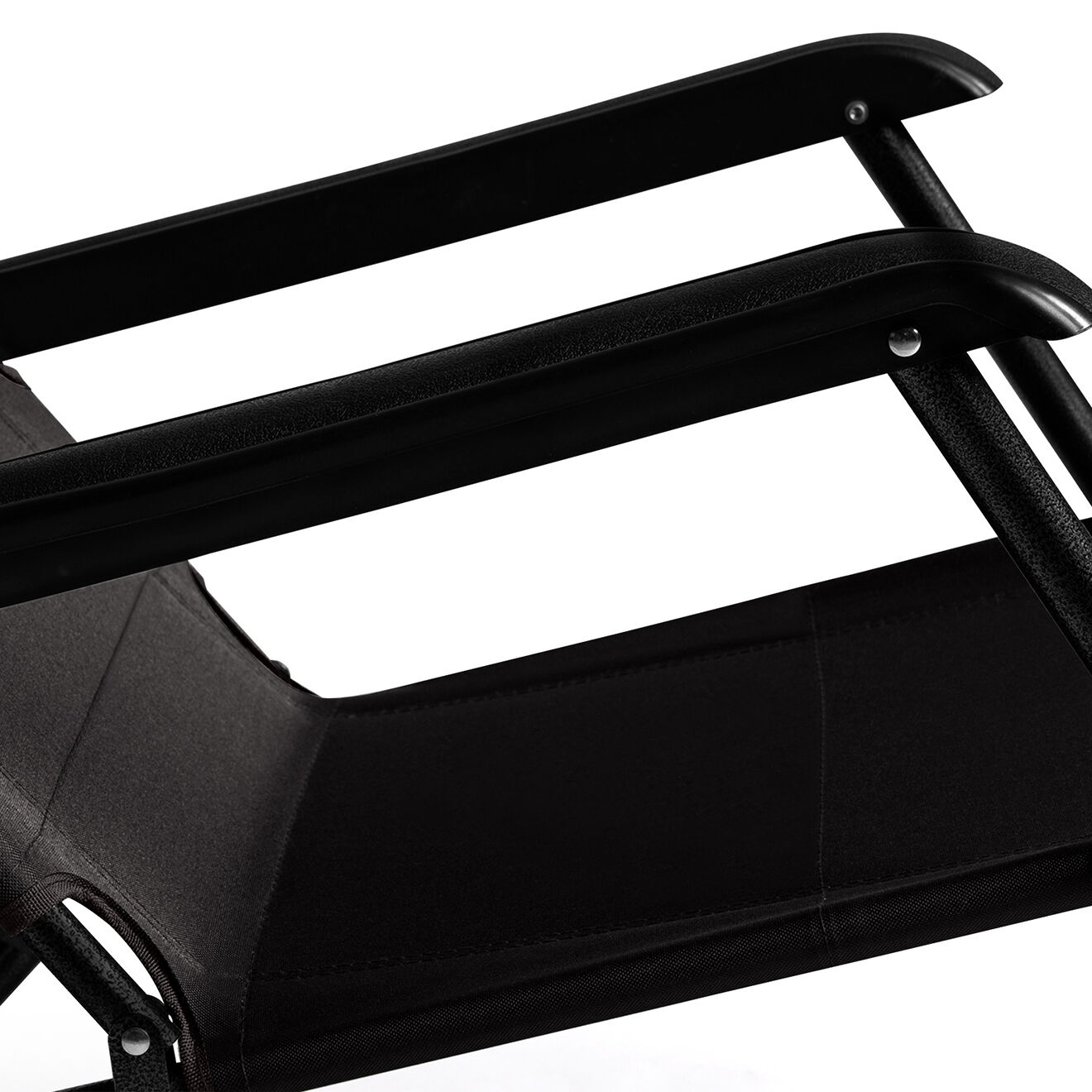 Pratik Garden 2 Transats relax noirs - 178x61x33 cm