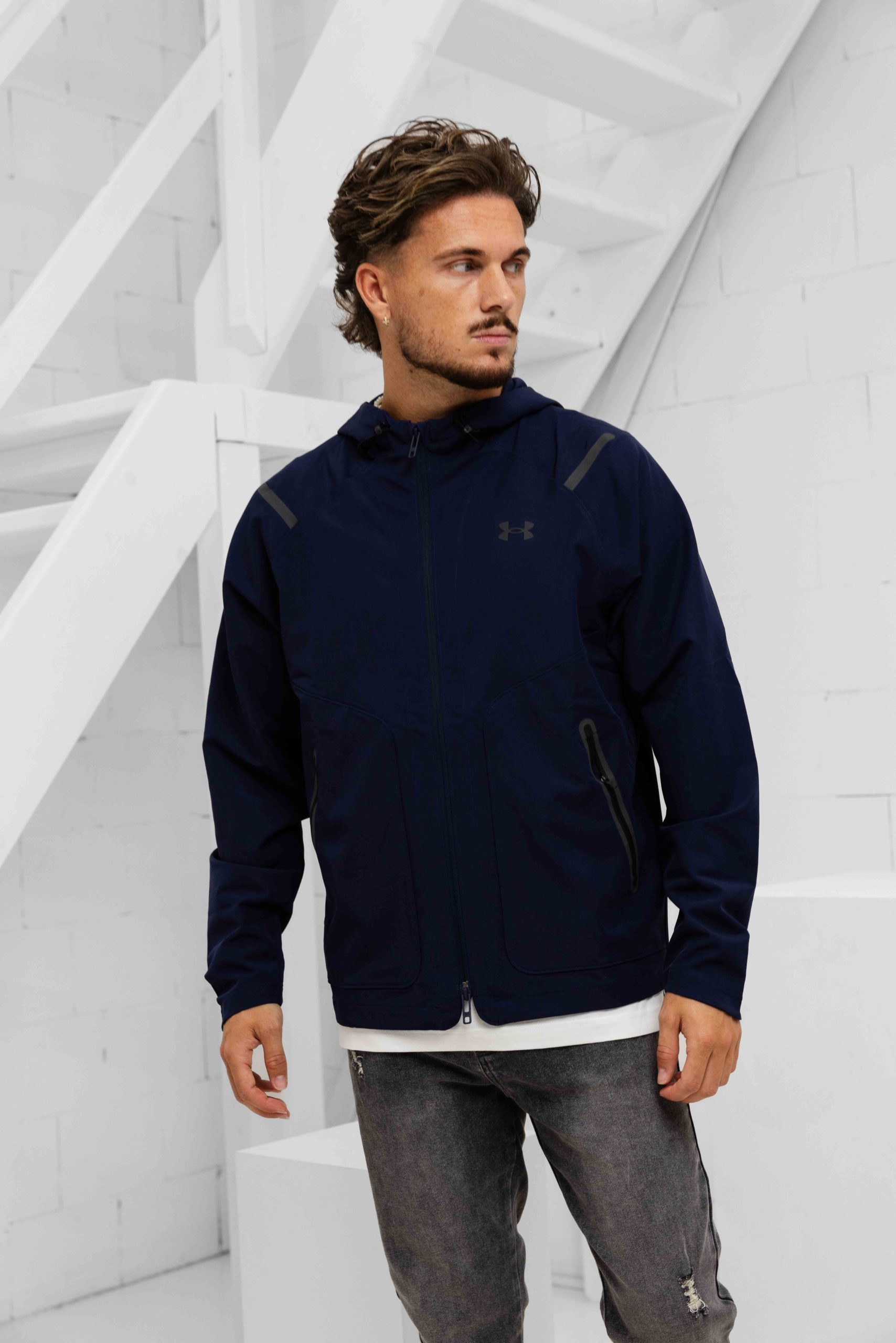 Under Armour Unstoppable Trainingsjack Heren Donkerblauw