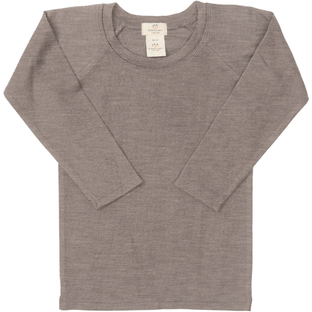 Køb COPENHAGEN COLORS Natural Melange Merino Light Knitted Bluse