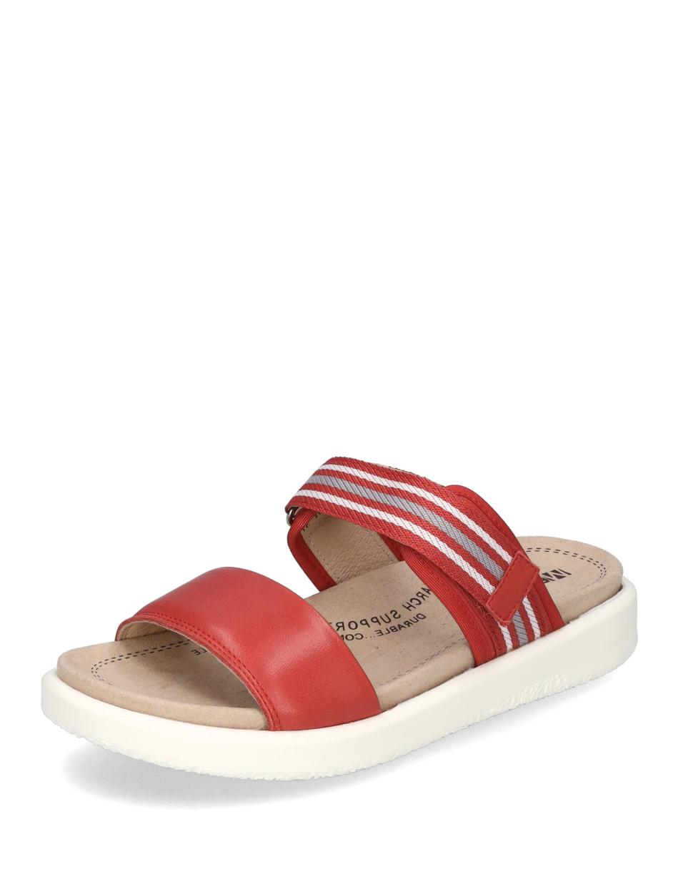 Sandale Albi 04, rot-kombi