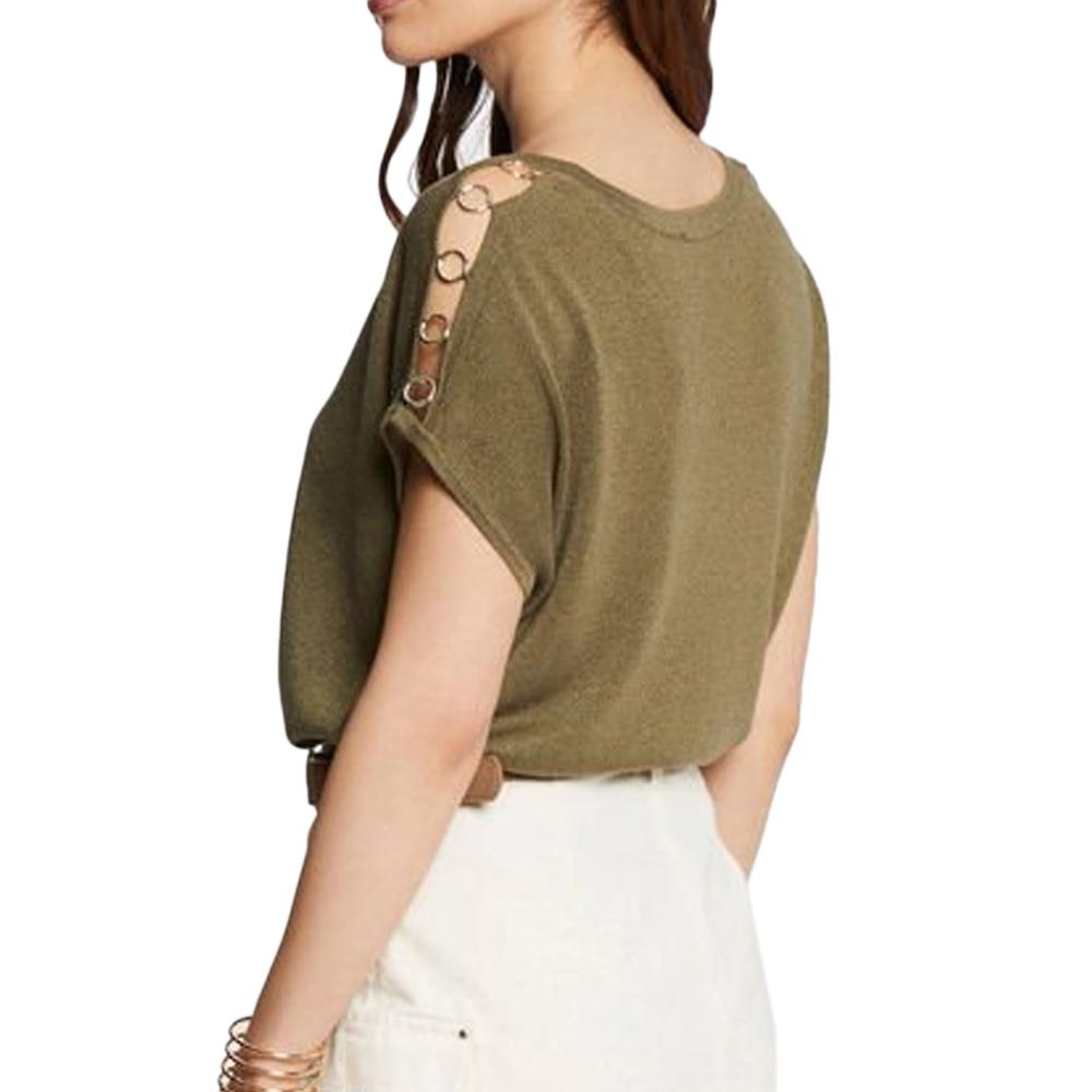 Morgan T-Shirt Kaki Femme Morgan MRING