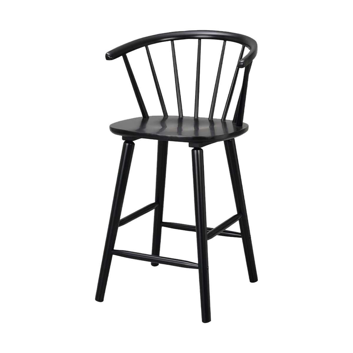 Barkruk Carmen 65 cm - set van 2 Zwart