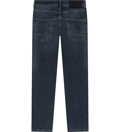 Indisch Blue Jeans Jeans - Weit Straight Fit - Dark Grey Denim
