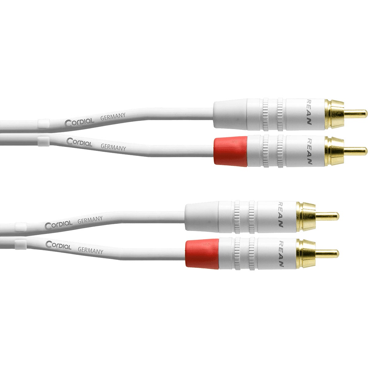 Cordial CFU3CC-SNOW Intro 2x RCA male - 2x RCA male 3m wit