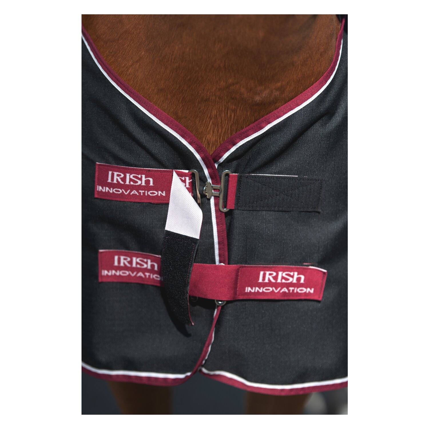 IRISh INNOVATION Outdoordecke Preston - schwarz/burgundy