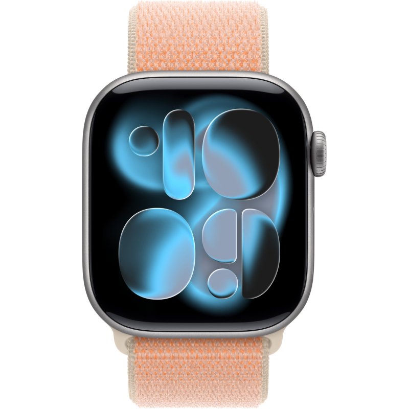 Apple MHYR4ZM/A accessoire intelligent à porter sur soi Bande Orange Polyester recyclé, Nylon recyclé, Recycled spandex