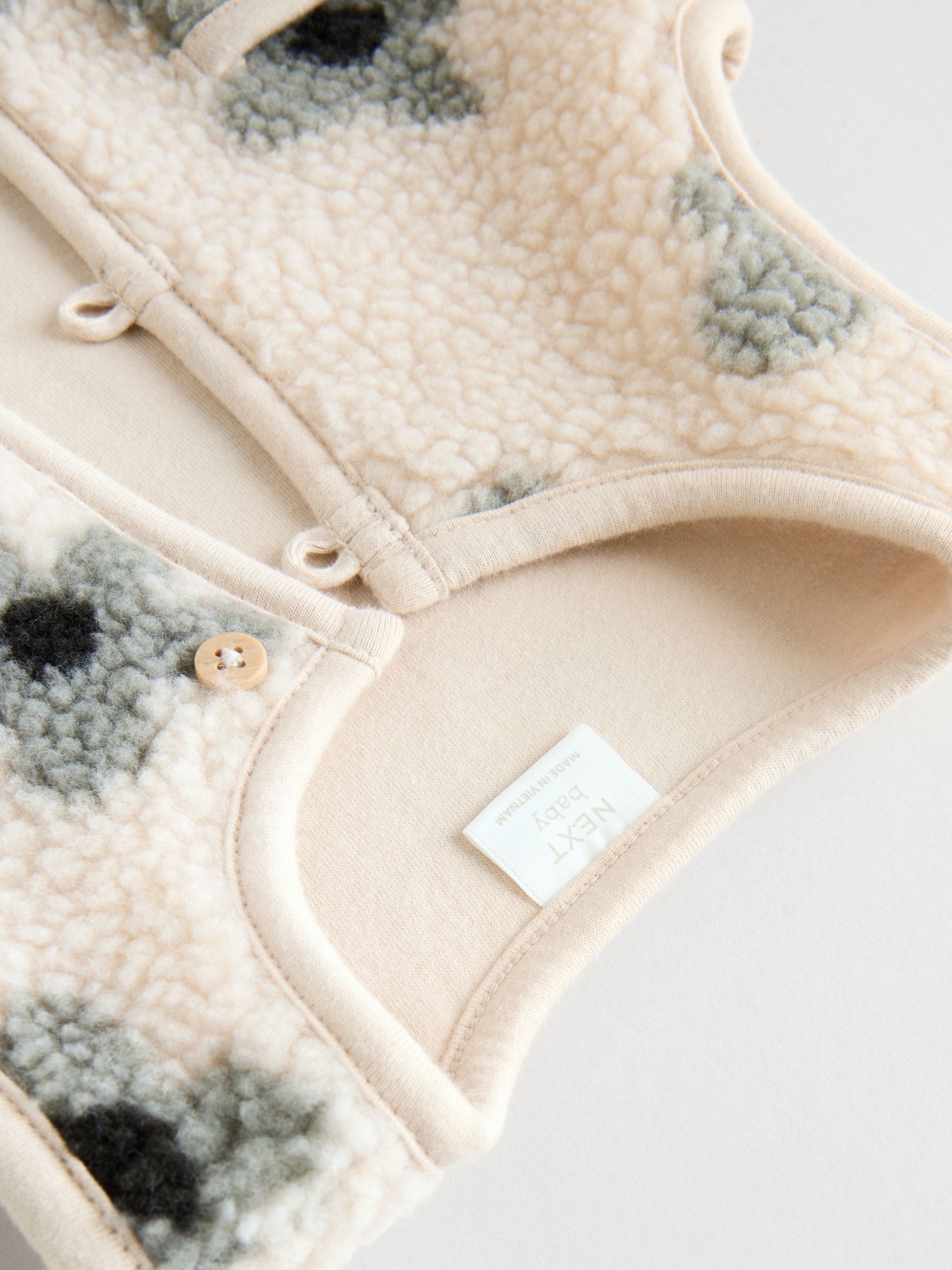 Grijs met bloemen - Babyset van top met Lange mouwen en Leggings met Bodywarmer 3 -delig (0mnd -2jr)