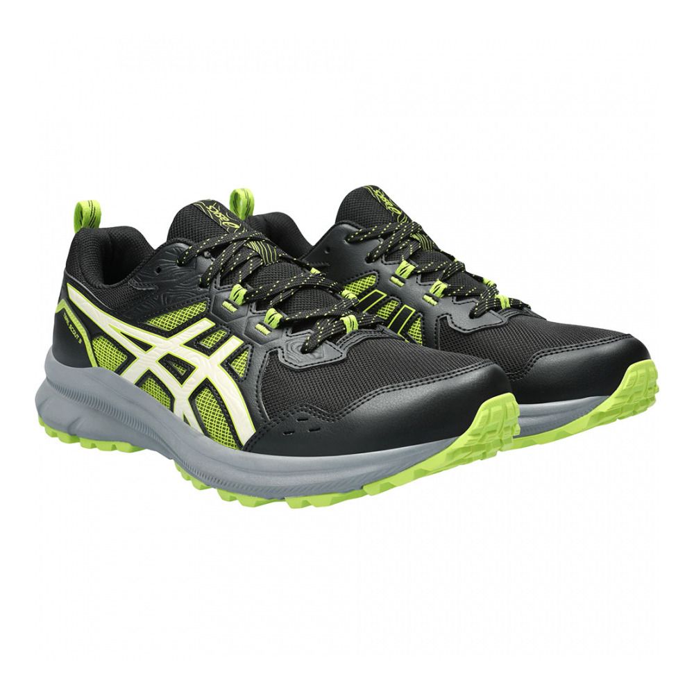Asics TRAIL SCOUT 3 - Chaussures de trail Homme black/birch