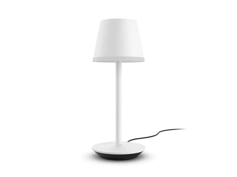 Philips Hue White and Color Ambiance Go - Bordlampe - LED - klasse G - 16 millioner farver - hvid, salviegrønt greb