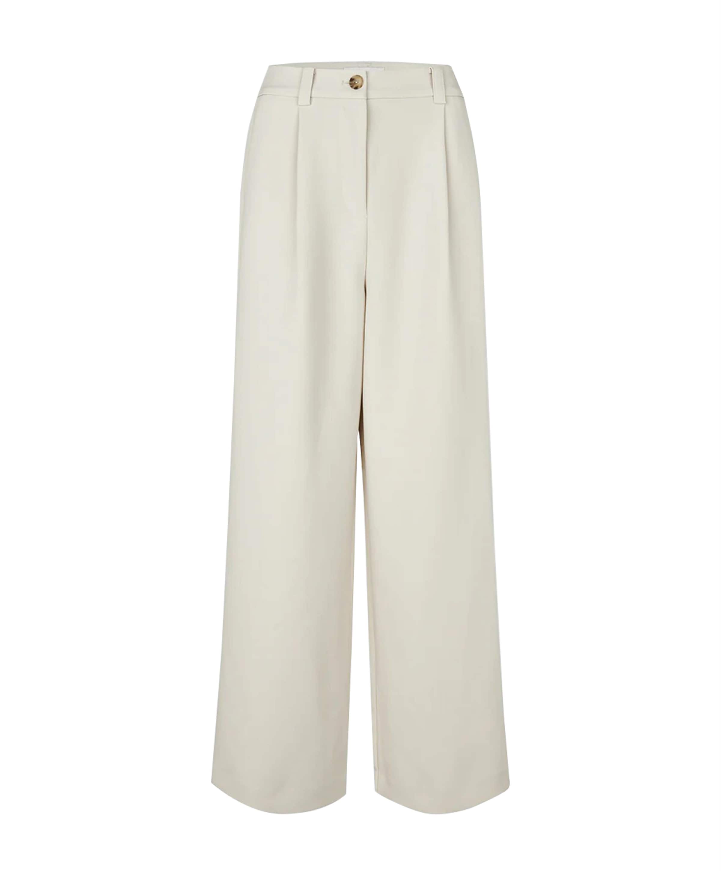 Modström Galemd wide dames broek ecru