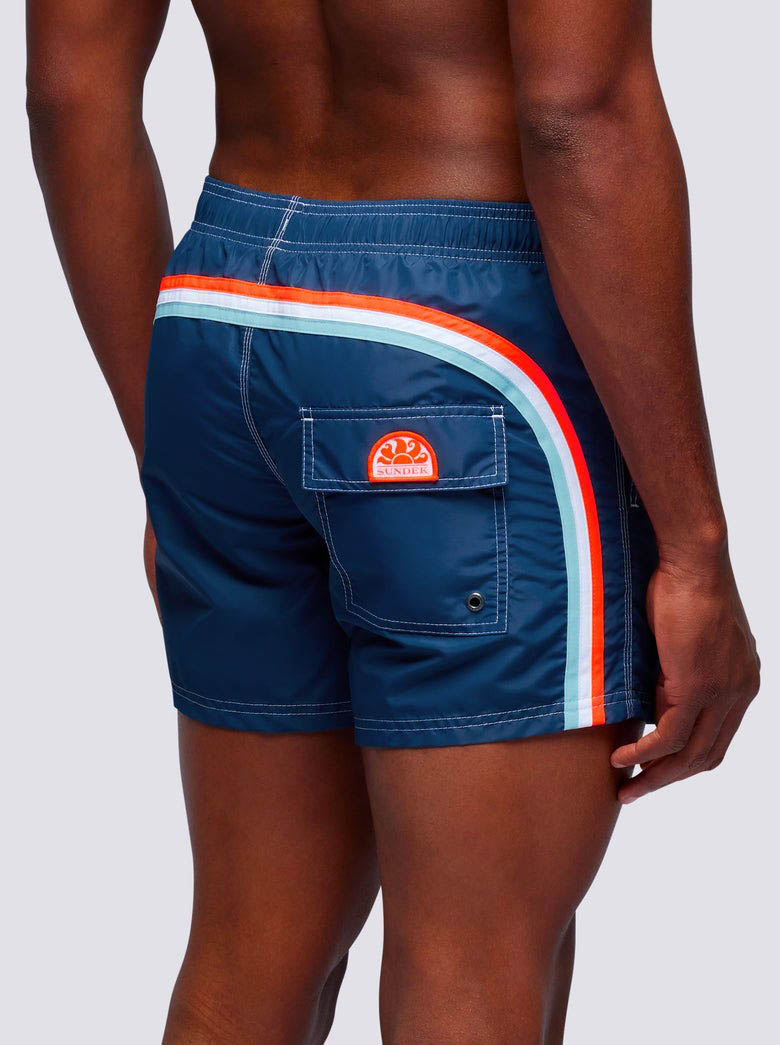 Boardshorts Elastic Waist 14 Herre Navy 24